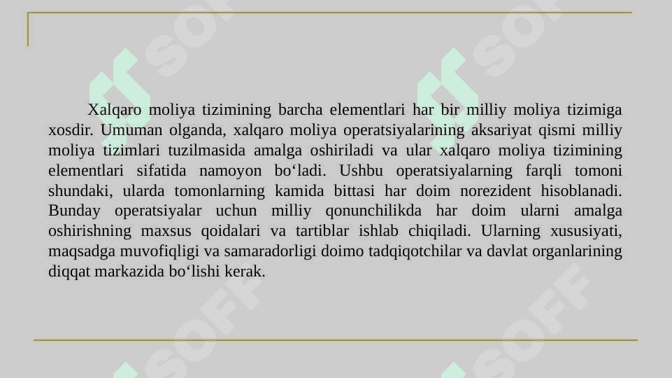 Xalqaro Moliya Tizimi 7