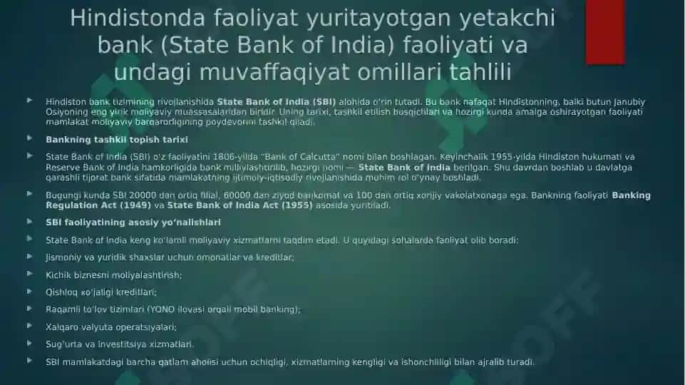 HINDISTON BANK TIZIMI SLAYD 6