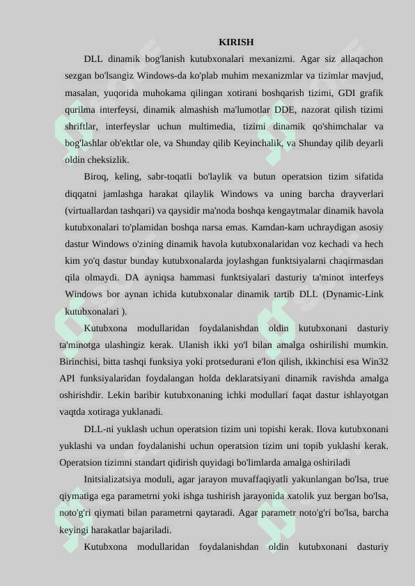 Maxsus DLL-ni amalga oshirish 3