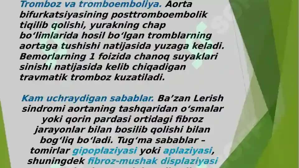 Lerish sindromi 5
