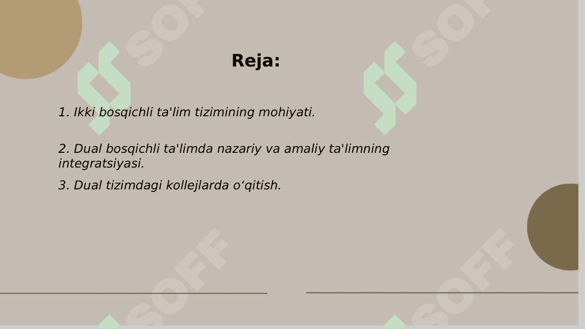 Germaniya ta'lim tizimining Dual bosqichi 2
