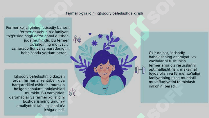 Fermer xoʻjaligini faoliyatini iqtisodiy baholashning mazmuni ahamiyativa vazifalari 3