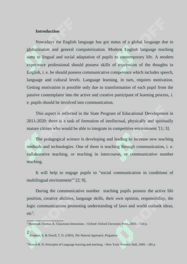 Communicative approach teaching number catigories 3