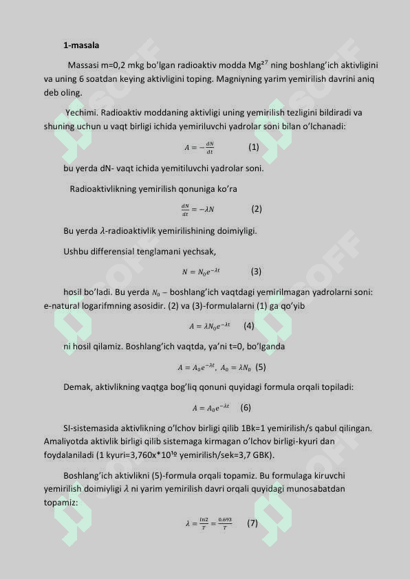 ATOM YADROSI FIZIKASI. 4