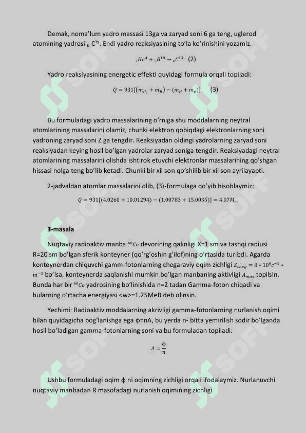 ATOM YADROSI FIZIKASI. 6