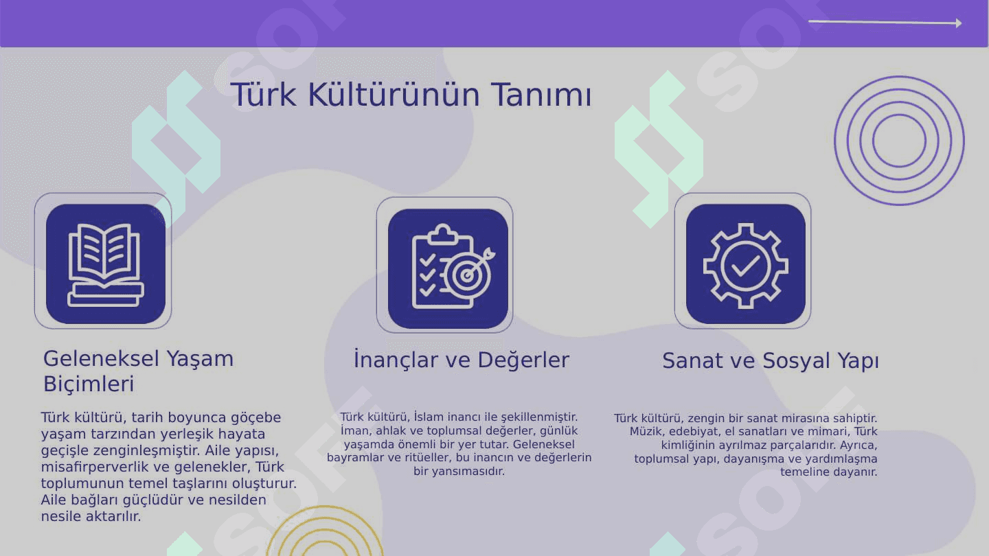 Türk kültürü hakkında. 3