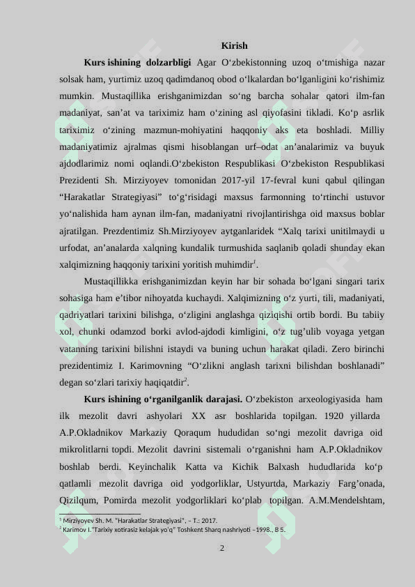 MEZOLIT DAVRI YODGORLIKLARI 2