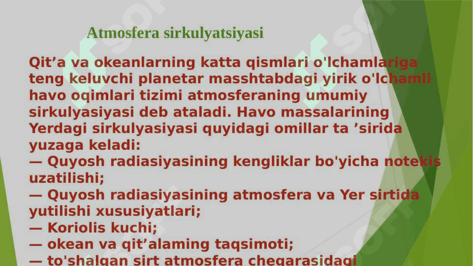 Atmosferadagi harakatlari 3