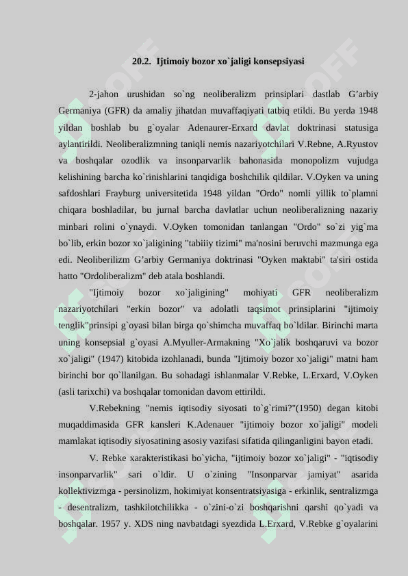 NEOLIBERALIZM G’OYALARINING MOHIYATI VA AHAMIYATI 3
