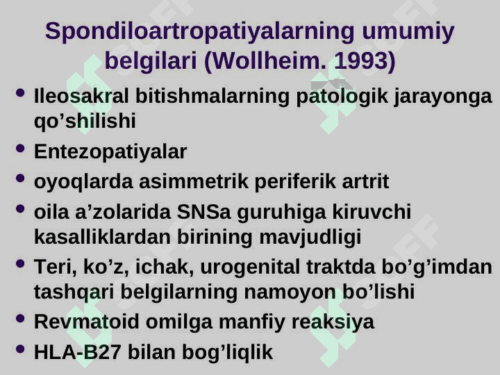 Seronegativ spondiloartritlar 6