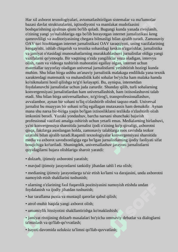 Media makonda axbarotni taqdimetish 4