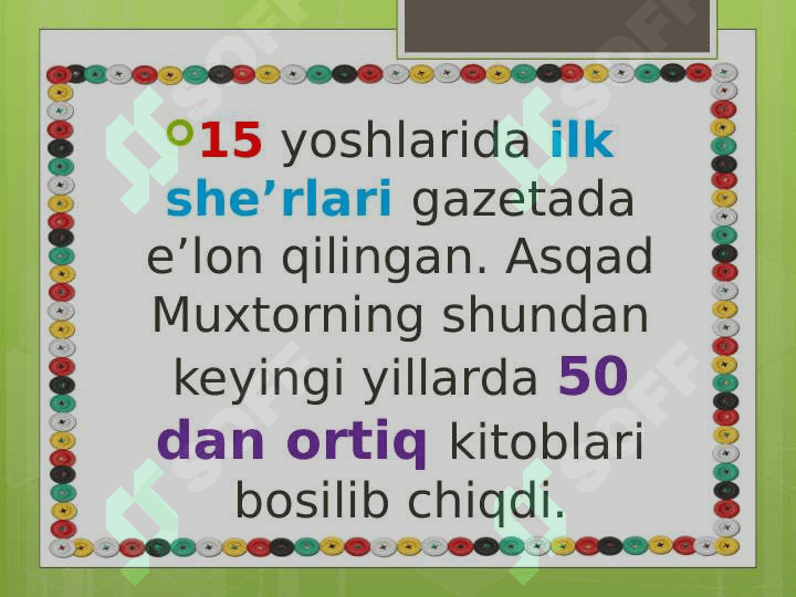 Asqad Muxtor hayoti va ijodi 4