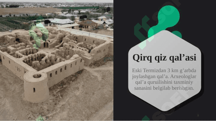 Markaziy Osiyoda ilk shaharsozlik 8