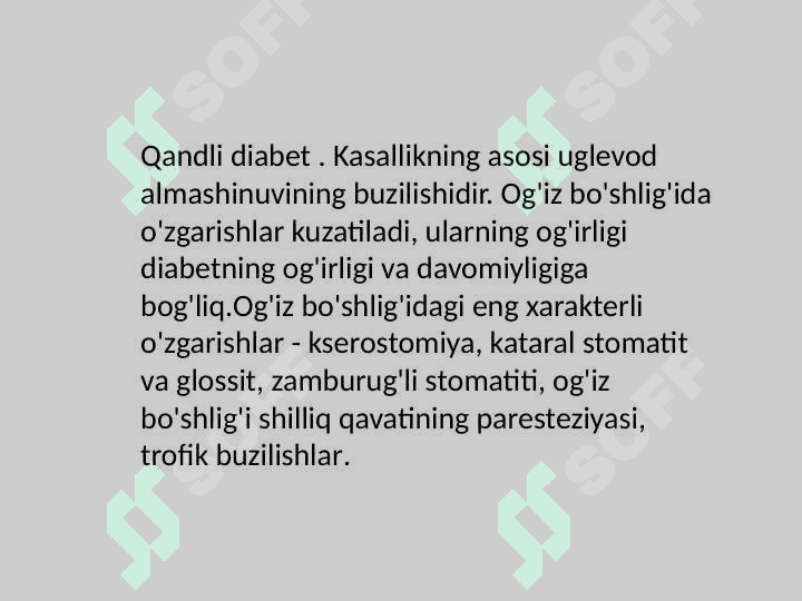 Endokarin kasalliklarida 
parodontdagi o'zgarishlari 5