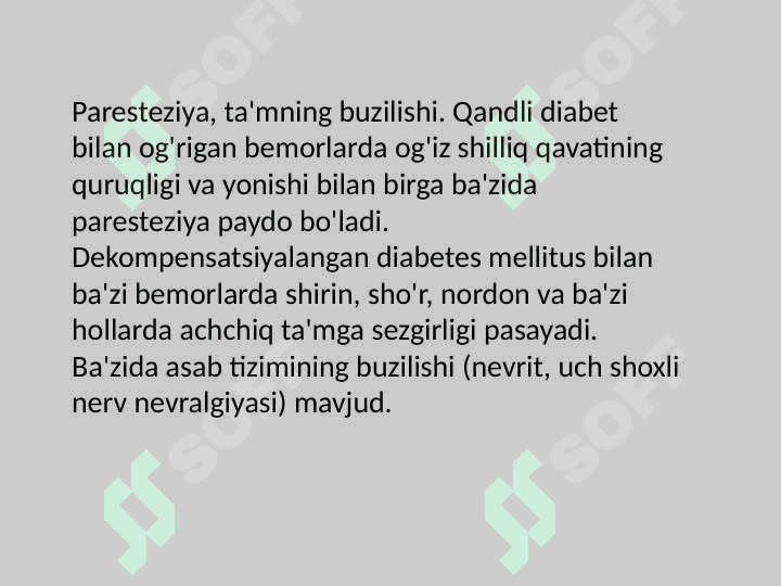 Endokarin kasalliklarida 
parodontdagi o'zgarishlari 7