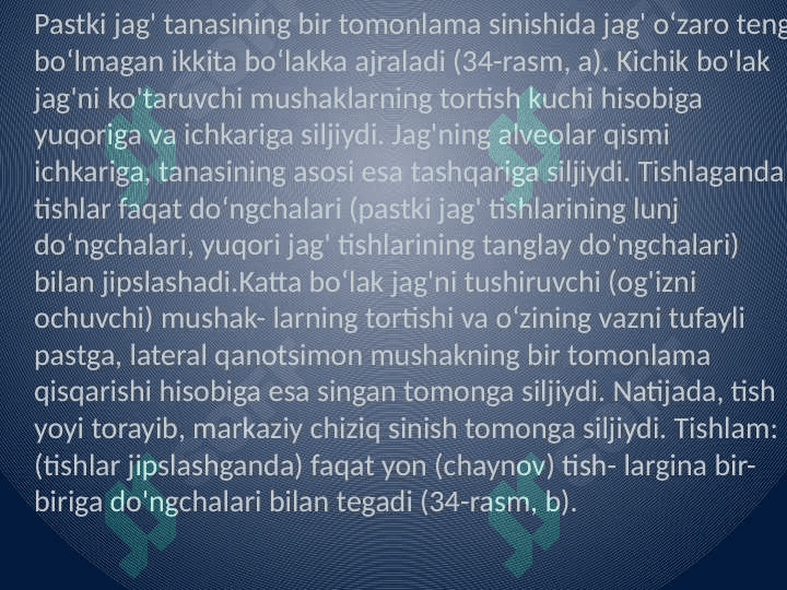 Pastki jag' sinishi 5