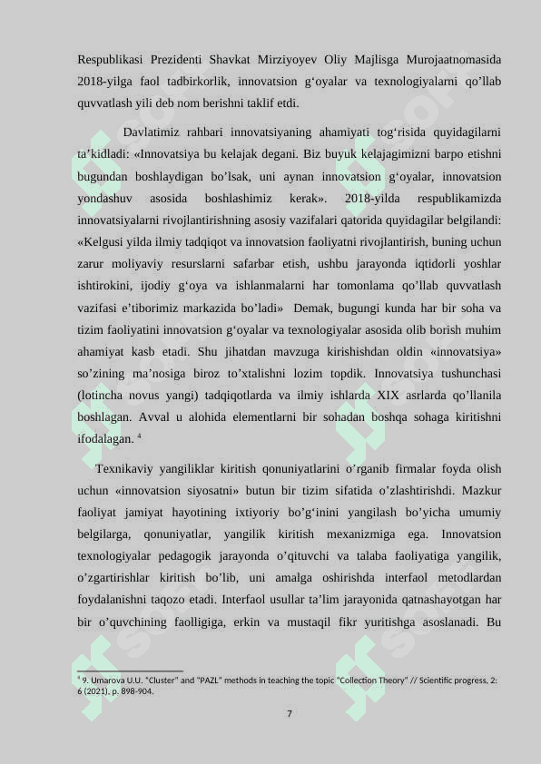 TA`LIM VA TARBIYA TIZIMIDA INNOVATSIYALARNING 7
