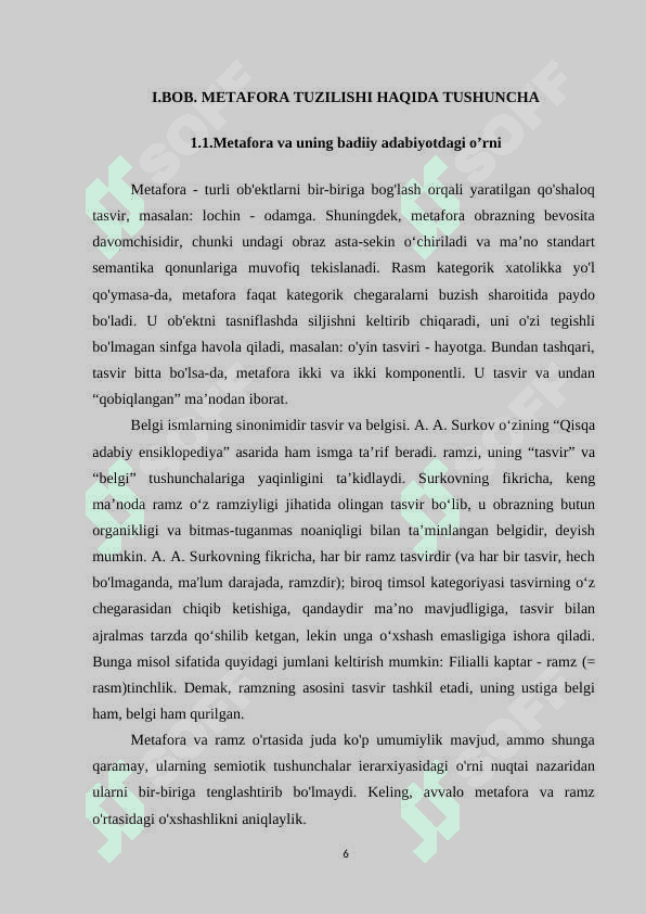 METAFORA VA UNING POLISEMEYADAGI O'RNI 6