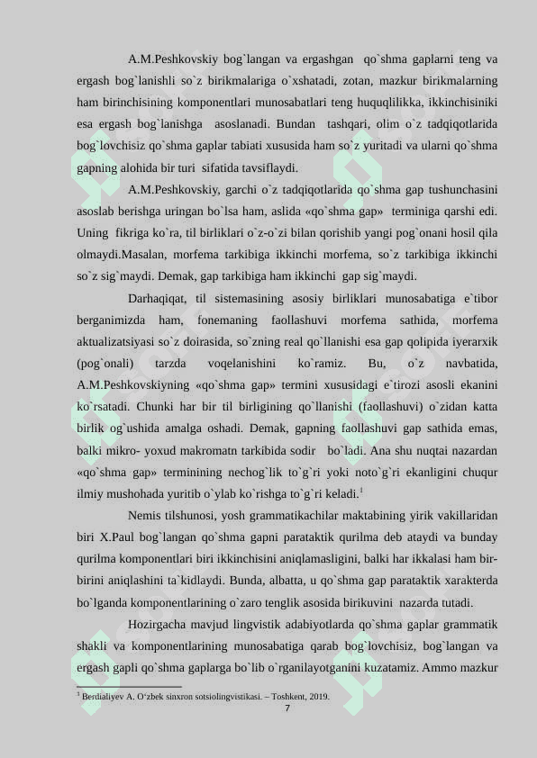 QO'SHMA GAPLAR HAQIDA SINTAKTIK NAZARIYA 7