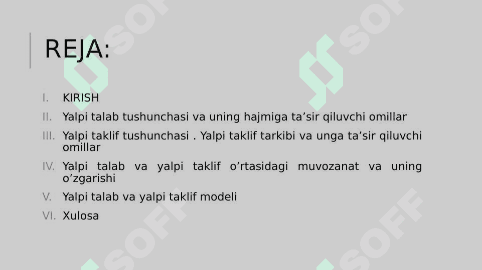 YALPI TALAB VA YALPI TAKLIF 2