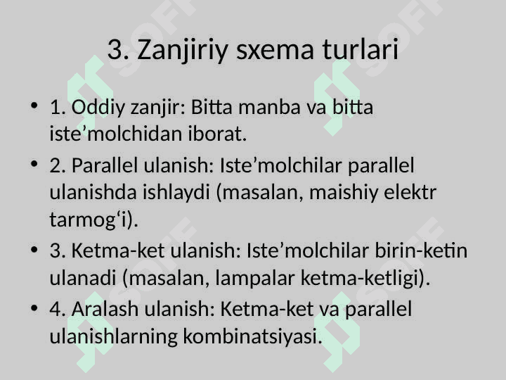 Zanjiriy Sxemalar 4