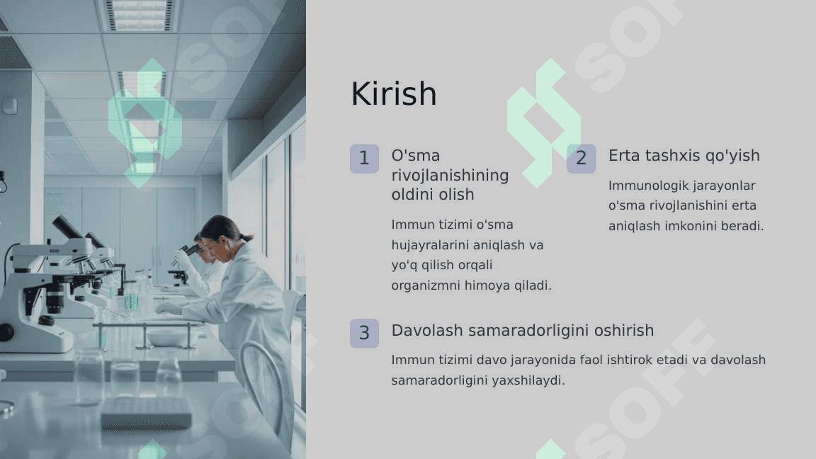 O'smadan muhofazalanishning immunomexanizmlari 2