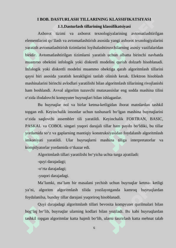 Python dasturlash tilining asosiy konstruksiyalari,  maʼlumot turlari va tuzilmalarini qoʻllash 6