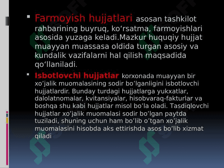 Hujjatlashtirish 6