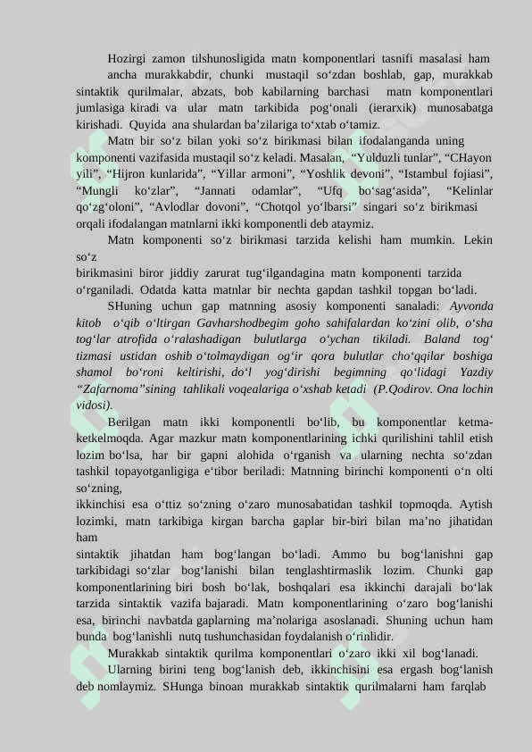 MATN HOSIL QILUVCHI VOSITALAR 2