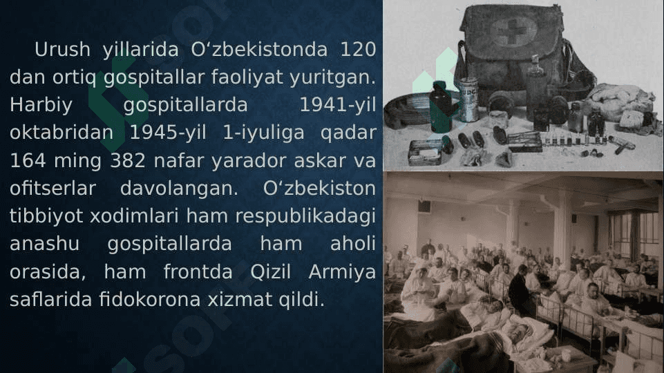 Ikkinchi jahon urushi yillarida tibbiyot sohasi 3