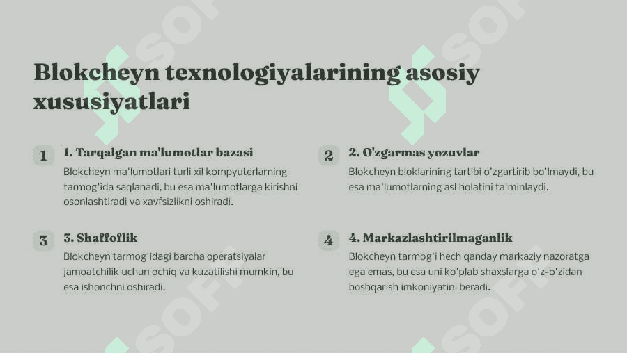 Blokcheyn texnologiyalari 2