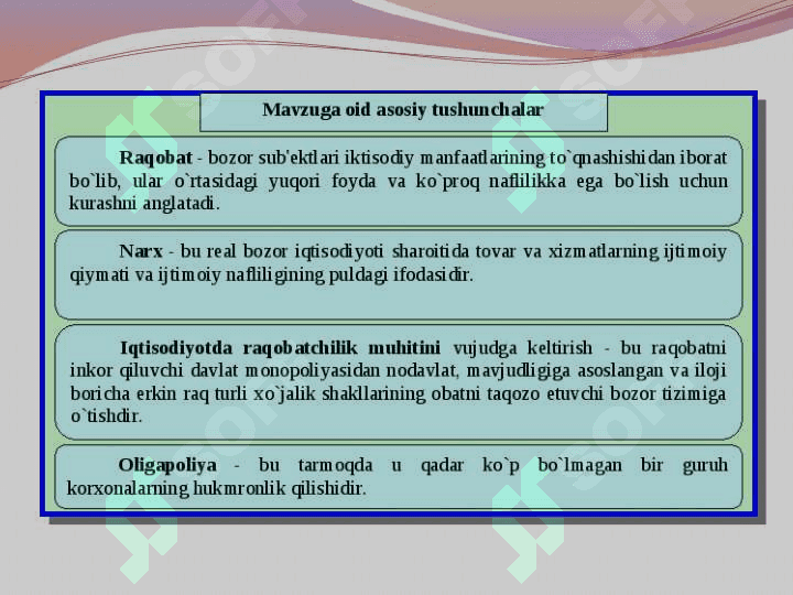 Raqobat va manapolya 3