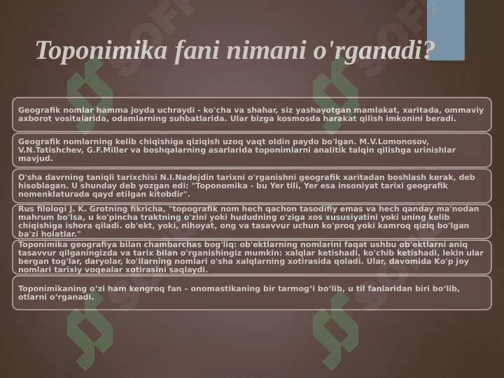 Toponimika nima 6