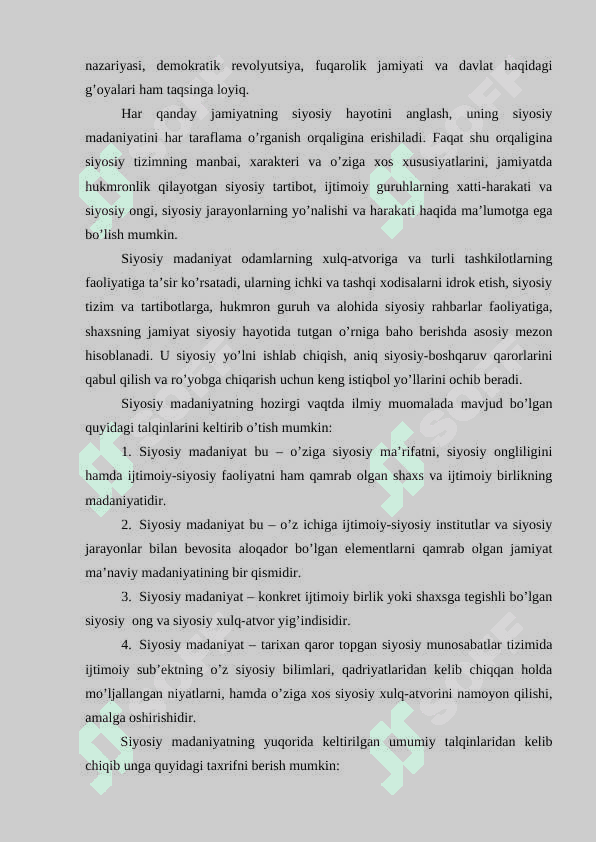 siyosiy madaniyat 6