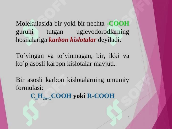 Karbon kislotalar 5