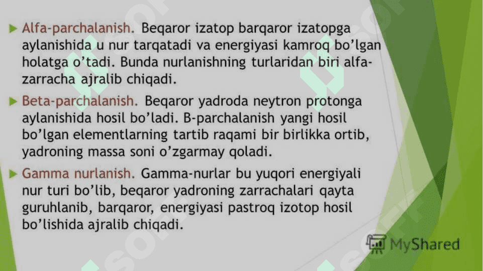 YADRO KIMYOSINING  TIBBIYOTDAGI O’RNI 5
