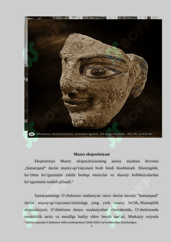 O'zbekiston Madaniyati tarixi davlat muzeyi 7