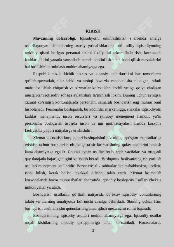 PERSONALNI BOSHQARISH 2