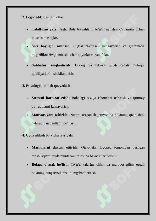 NUTQIDA NUQSONI BOʻLGAN BOLALAR 4