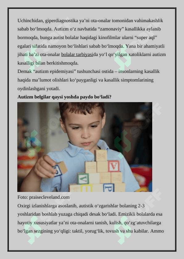 Bolalar autizmi 3
