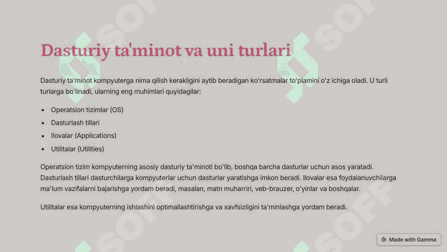 Informatika fani haqida tushuncha 4