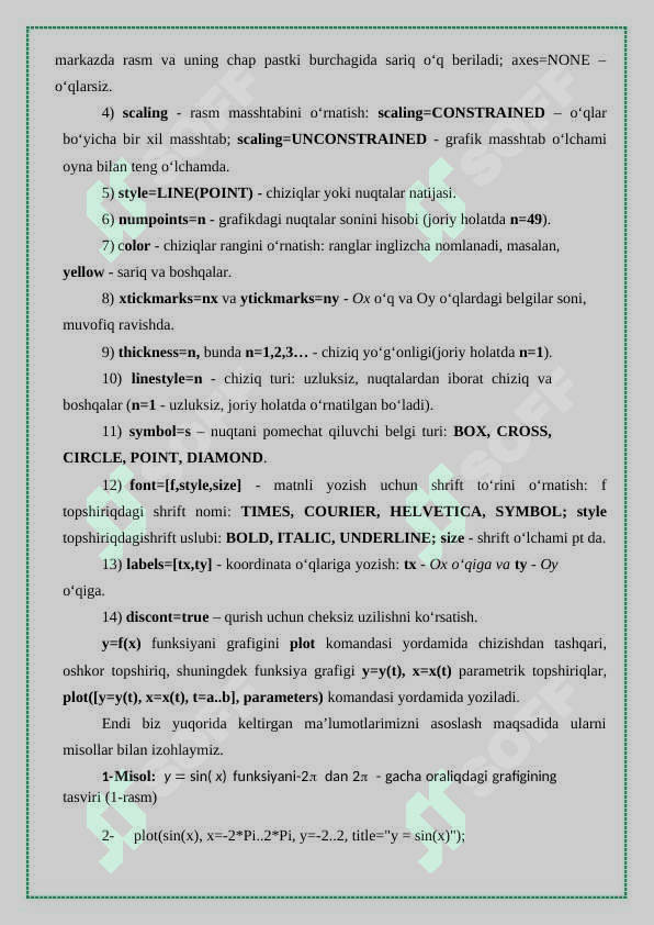 Mapleda grafiklar qurish. 4