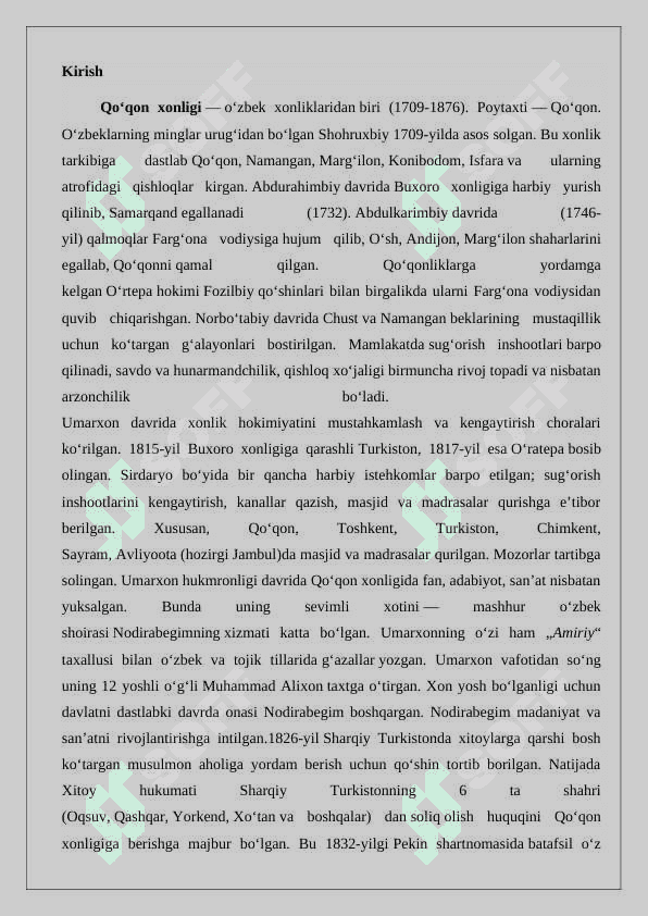 Qo‘qon xonligi tarixiga oid mahalliy muarr 2
