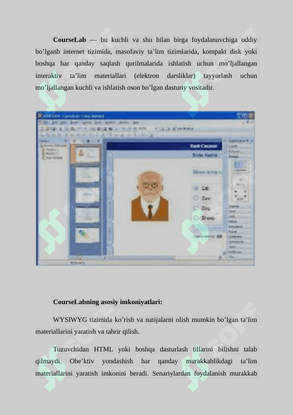 Courselab dasturi 3