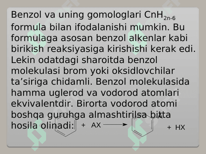 Karbosiklik birikmalar. Aromatik uglevodorodlar 7