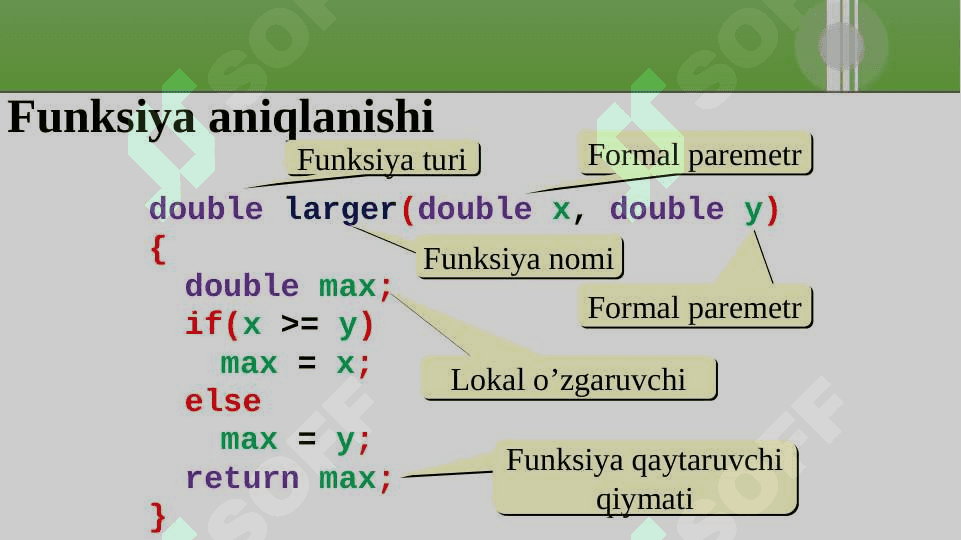 Dasturlashda funksiyalar 6