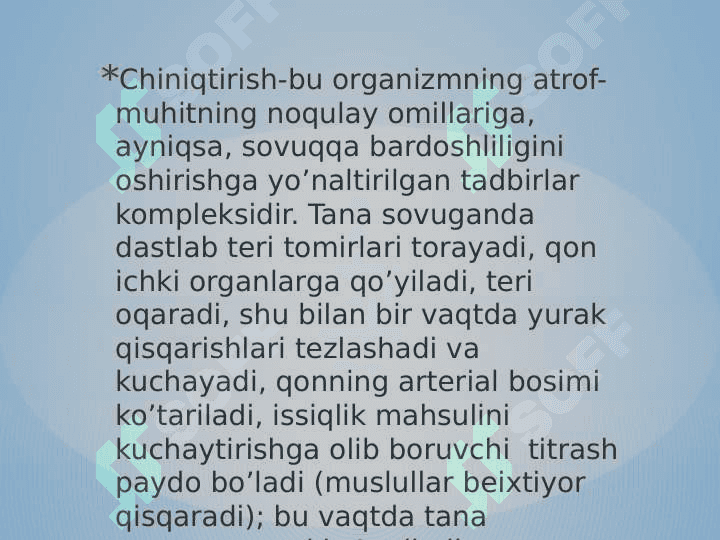 SOG`LIK OLIY QADRIYAT 3