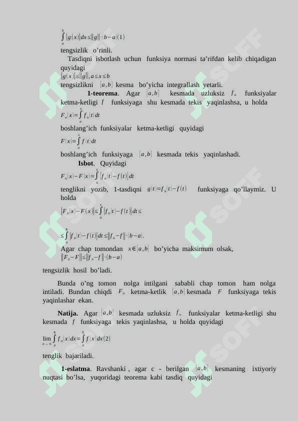 Ko’phadlar bilan tekis yaqinlashish 4