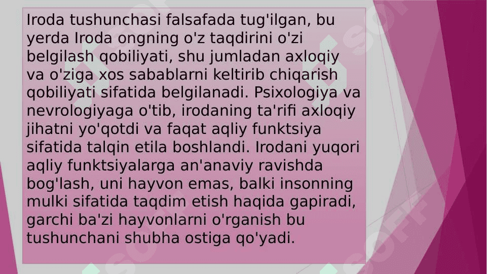 Iroda nazariyalari 3