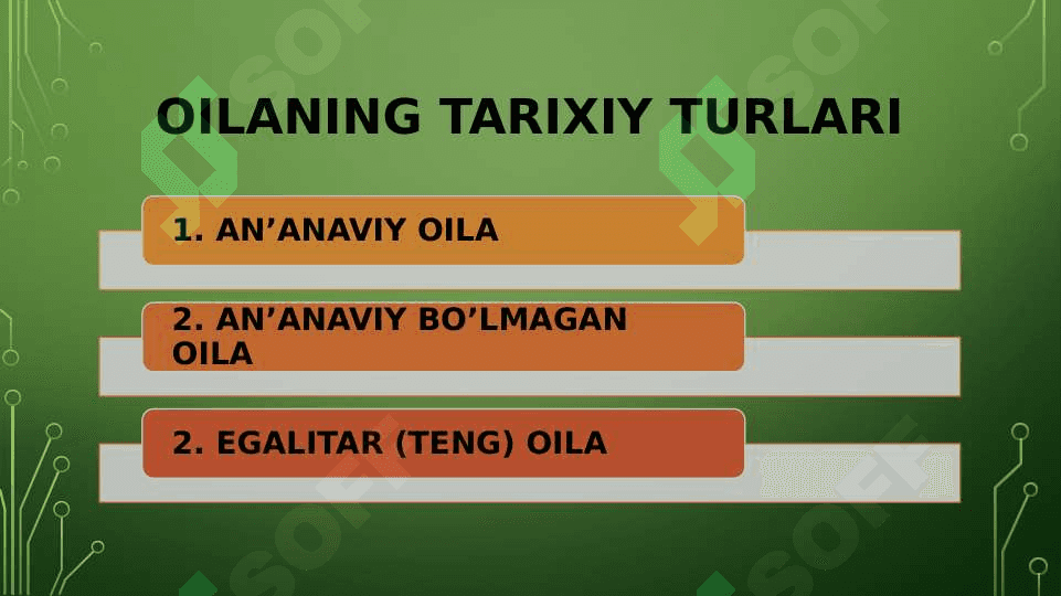 oila turlari 2